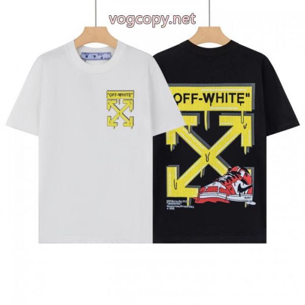季節感をプラス人気商品 ピュアな印象に お買い得本物保証半袖TシャツOff-White偽 ブランド 通販 5