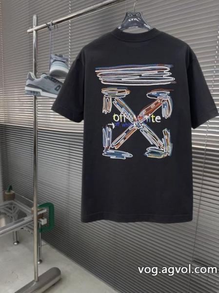 ブランド スーパー コピー 通販2026人気商品 やっぱり優しい色 日本完売半袖TシャツOff-White 0