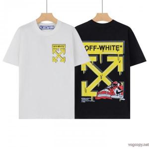 季節感をプラス人気商品 ピュアな印象に お買い得本物保証半袖TシャツOff-White偽 ブランド 通販