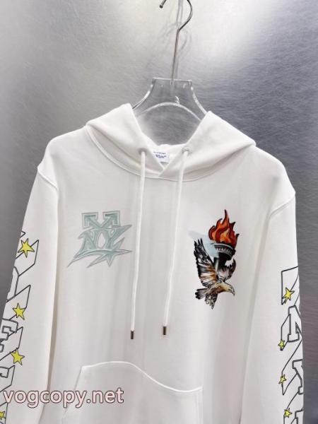 偽 ブランド 購入パーカー2026シーズン継続トレンド新着 超軽量 オシャレな雰囲気Off-White 1