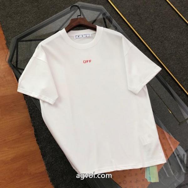 爆発的通販 魅惑 新作表情変わるOff-White半袖Tシャツ 2026ブランドコピー 2