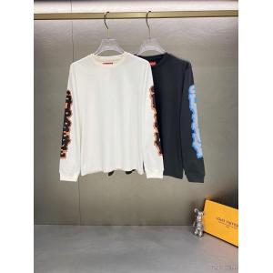 Supreme SS 26 Cracked Sleeve L/S Top両腕カラープリントアルファベットゆったり長袖Tシャツ男女同型