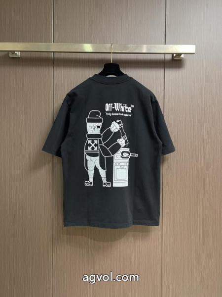 ギフト用最適 素材感に注目 大人気モデル半袖TシャツOff-White偽 ブランド 通販 2