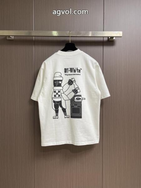 ギフト用最適 素材感に注目 大人気モデル半袖TシャツOff-White偽 ブランド 通販 5