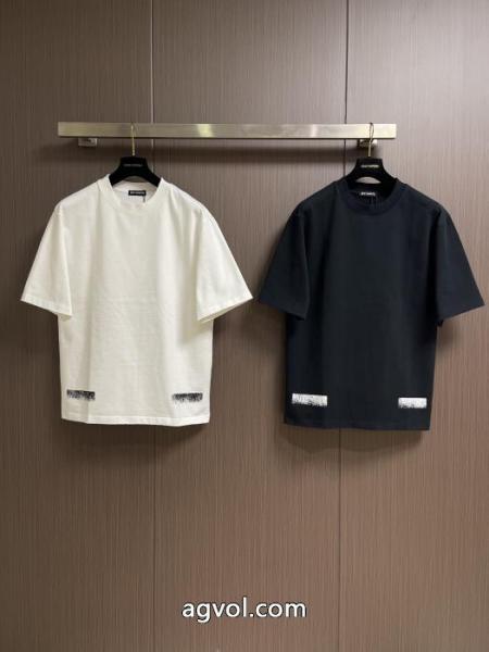Off-white 2026 SS夏の新プリント柄コットン半袖Tシャツ 3