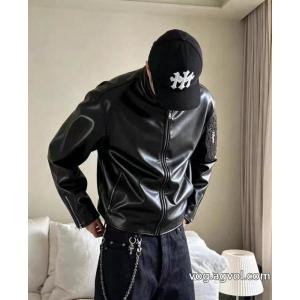 Chrome Hearts/クローハート26 ssスタンドカラー宝剣レザージャケット